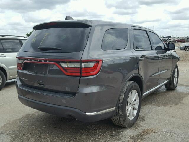 1C4RDHAGXFC222476 - 2015 DODGE DURANGO SX CHARCOAL photo 4