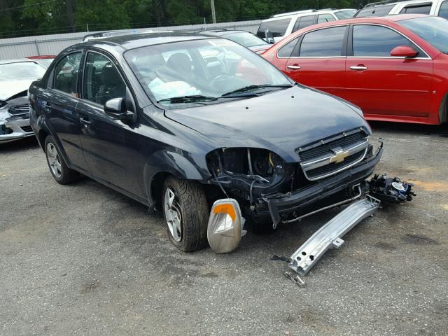 KL1TD5DE3BB140854 - 2011 CHEVROLET AVEO LS BLACK photo 1