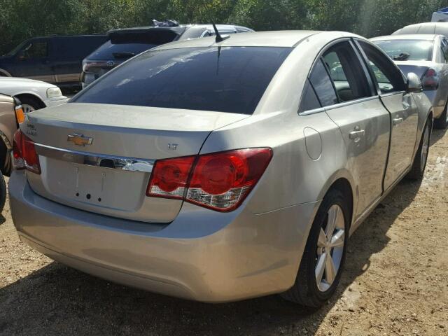 1G1PE5SB0D7127588 - 2013 CHEVROLET CRUZE GOLD photo 4