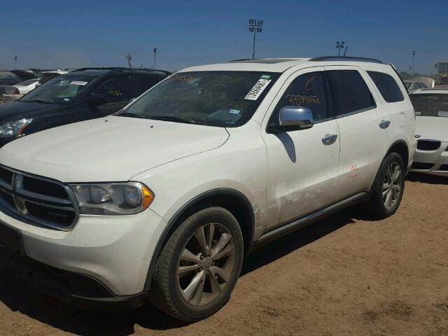 1D4RD4GG6BC746429 - 2011 DODGE DURANGO CR WHITE photo 2