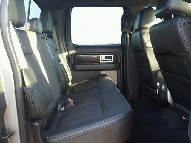 1FTFW1EF2DFC71172 - 2013 FORD F150 GRAY photo 6