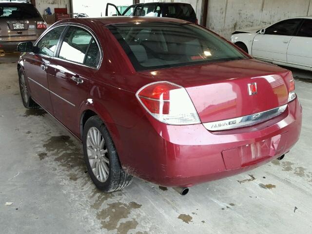 1G8ZV57717F125292 - 2007 SATURN AURA XR MAROON photo 3