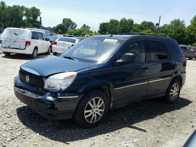 3G5DB03704S574348 - 2004 BUICK RENDEZVOUS BLUE photo 9