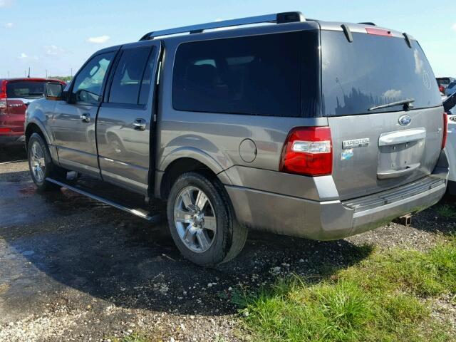 1FMJK1K59AEA00463 - 2010 FORD EXPEDITION GRAY photo 3