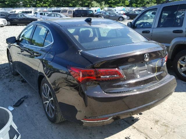 19UUB2F59FA005647 - 2015 ACURA TLX TECH برغندي صورة 3