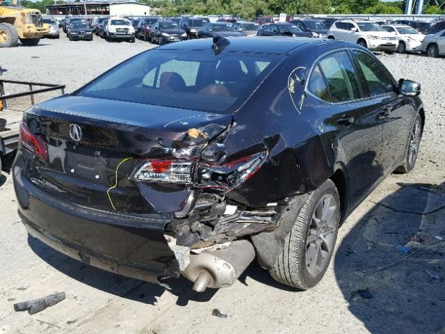 19UUB2F59FA005647 - 2015 ACURA TLX TECH برغندي صورة 4