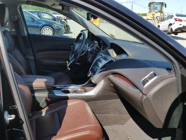 19UUB2F59FA005647 - 2015 ACURA TLX TECH برغندي صورة 5