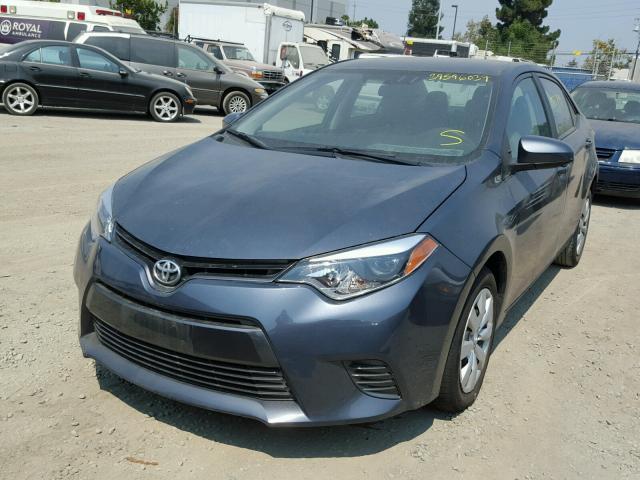 5YFBURHEXGP503567 - 2016 TOYOTA COROLLA L GRAY photo 2