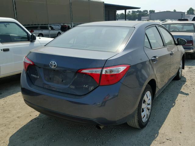 5YFBURHEXGP503567 - 2016 TOYOTA COROLLA L GRAY photo 4