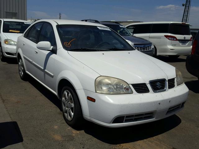 KL5JD52Z04K049054 - 2004 SUZUKI FORENZA S WHITE photo 1