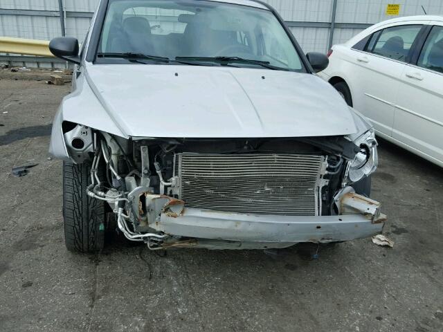 1B3HB48B07D219359 - 2007 DODGE CALIBER SX SILVER photo 9