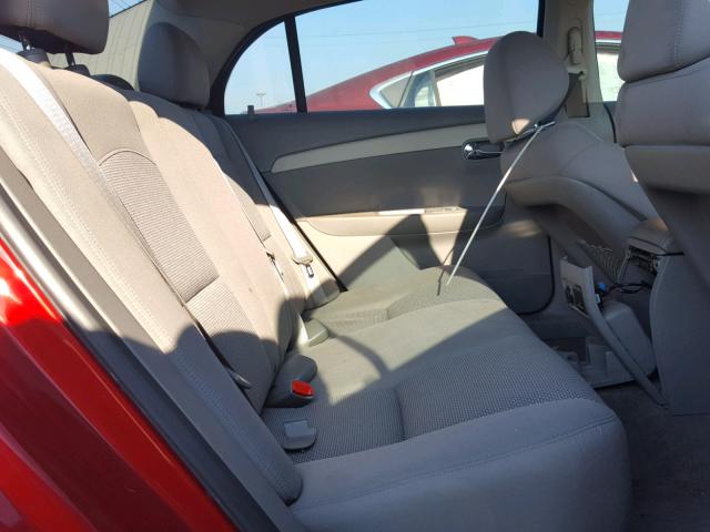 1G1ZC5E05CF259968 - 2012 CHEVROLET MALIBU 1LT 红色 照片 6