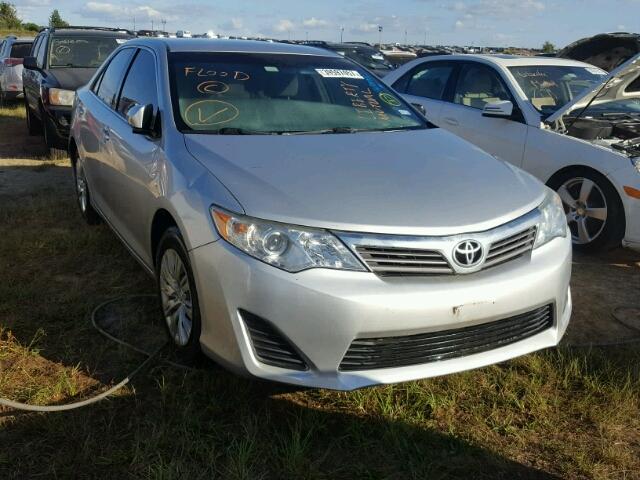 4T4BF1FK5DR283419 - 2013 TOYOTA CAMRY L SILVER photo 1