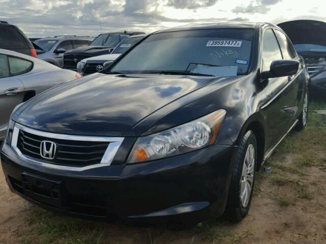 1HGCP26329A029255 - 2009 HONDA ACCORD LX BLACK photo 2