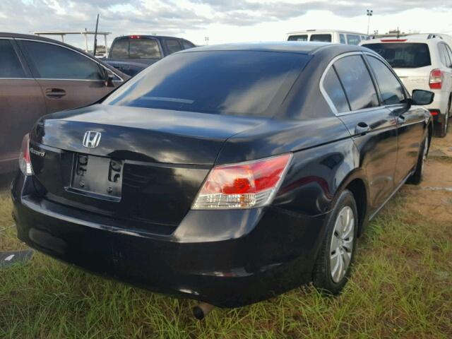 1HGCP26329A029255 - 2009 HONDA ACCORD LX BLACK photo 4