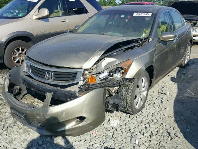 1HGCP36899A015399 - 2009 HONDA ACCORD EXL GOLD photo 2