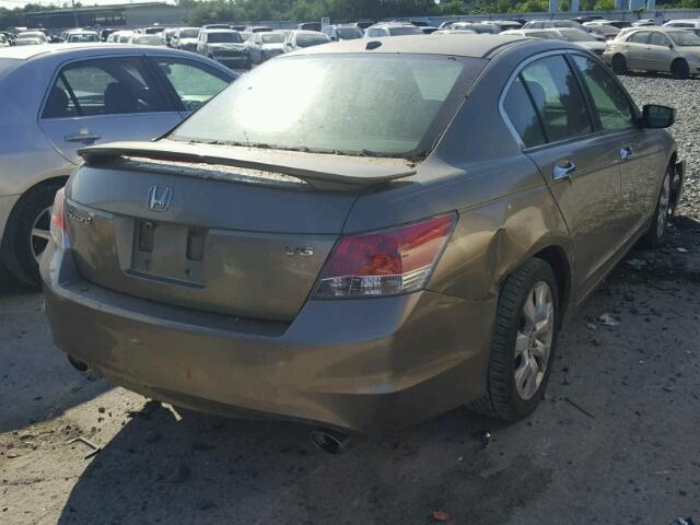 1HGCP36899A015399 - 2009 HONDA ACCORD EXL GOLD photo 4