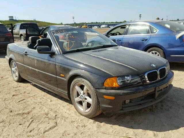 WBABS33402JY59523 - 2002 BMW 325 BLACK photo 1