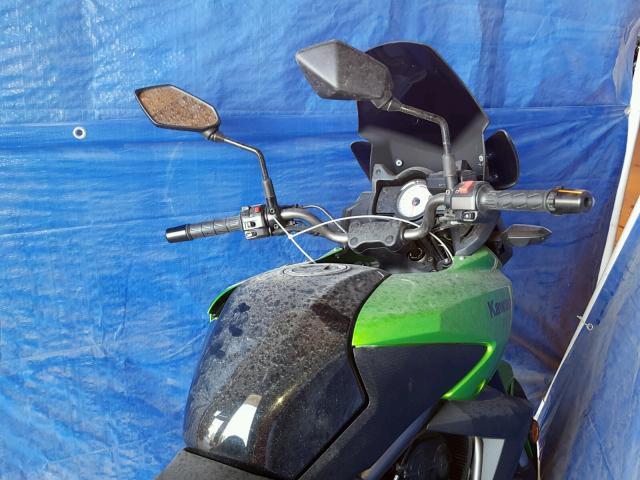 JKALEED15EDA08185 - 2014 KAWASAKI KLE650 GREEN photo 5