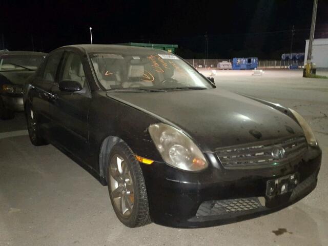 JNKCV51E35M218244 - 2005 INFINITI G35 BLACK photo 1