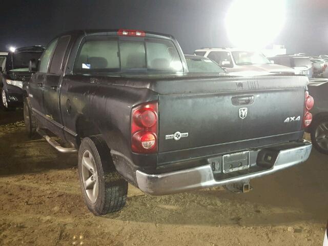 1D7HU182X8S635168 - 2008 DODGE RAM 1500 BLACK photo 3