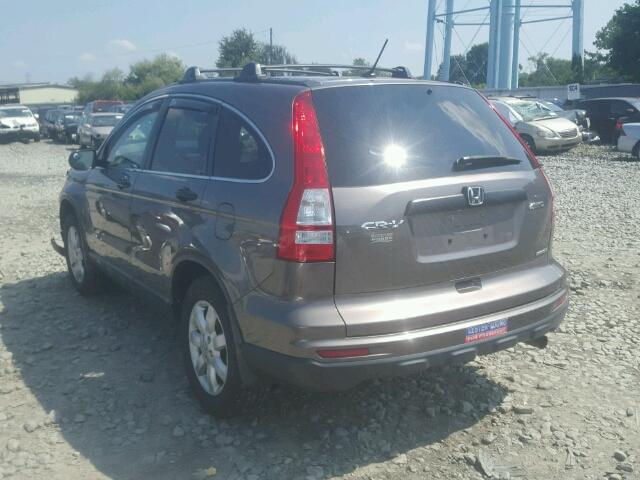 5J6RE4H41BL001418 - 2011 HONDA CR-V SE GRAY photo 3