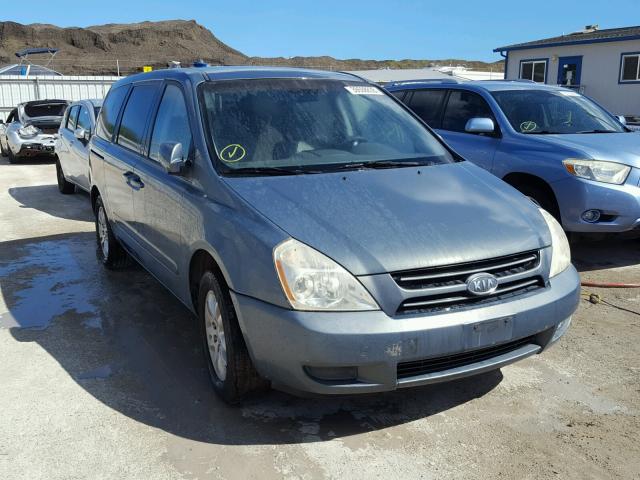 KNDMB233466089011 - 2006 KIA SEDONA EX BLUE photo 1