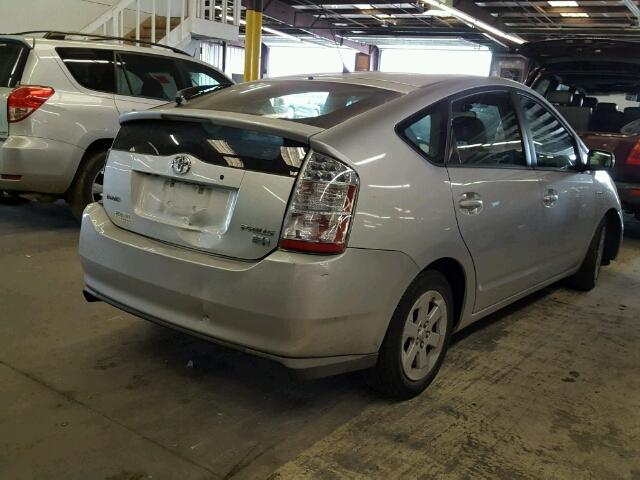 JTDKB20U493501969 - 2009 TOYOTA PRIUS SILVER photo 4