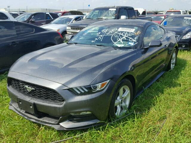 1FA6P8AM5G5333402 - 2016 FORD MUSTANG CHARCOAL photo 2