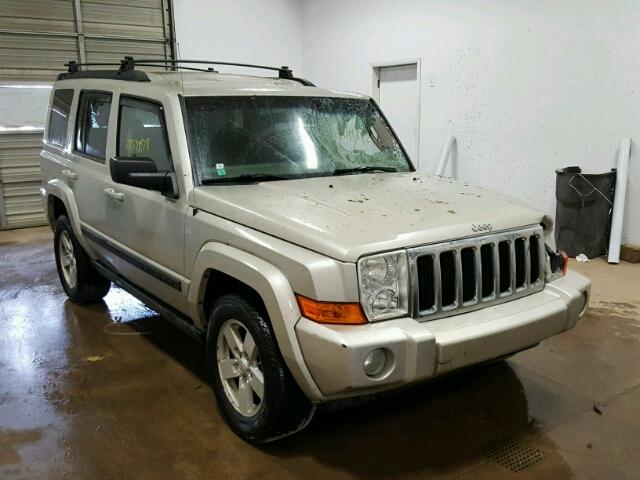1J8HG48K58C142343 - 2008 JEEP COMMANDER SILVER photo 1