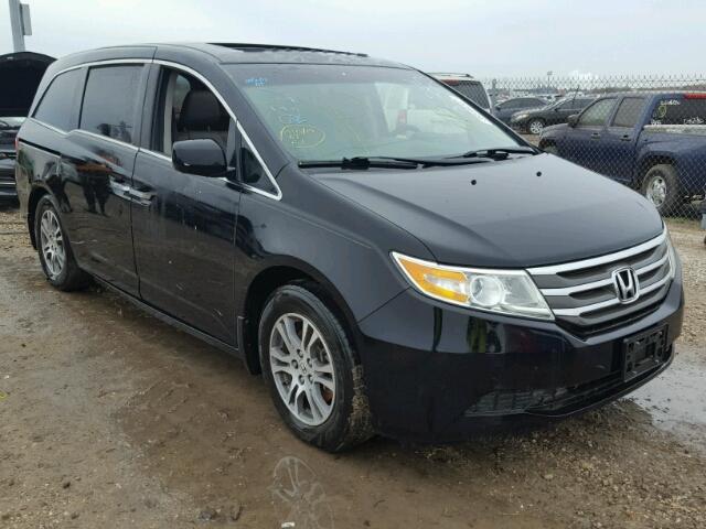 5FNRL5H60BB018023 - 2011 HONDA ODYSSEY BLACK photo 1