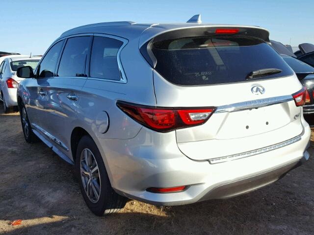 5N1AL0MN7GC511789 - 2016 INFINITI QX60 SILVER photo 3