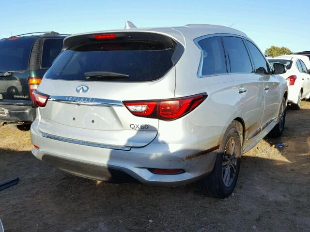 5N1AL0MN7GC511789 - 2016 INFINITI QX60 SILVER photo 4