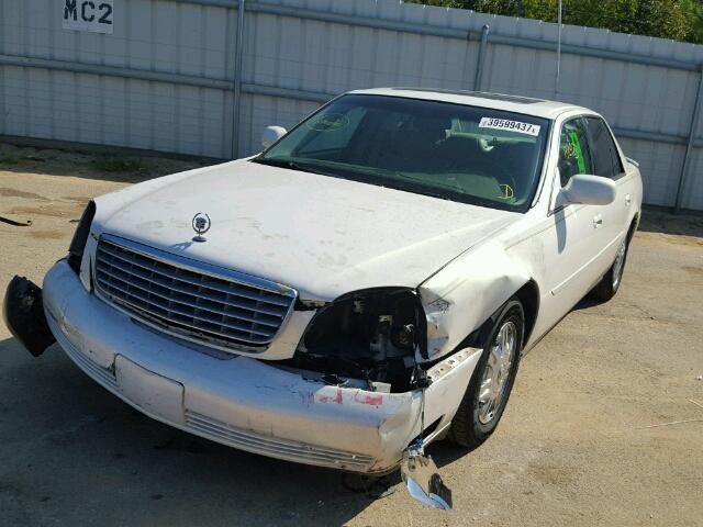 1G6KD54Y85U144618 - 2005 CADILLAC DEVILLE WHITE photo 2