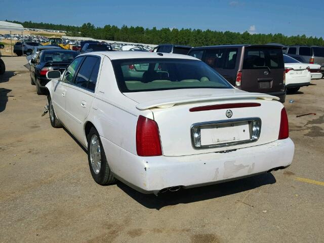 1G6KD54Y85U144618 - 2005 CADILLAC DEVILLE WHITE photo 3