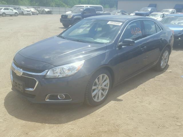 1G11E5SLXEF135767 - 2014 CHEVROLET MALIBU 2LT CHARCOAL photo 2