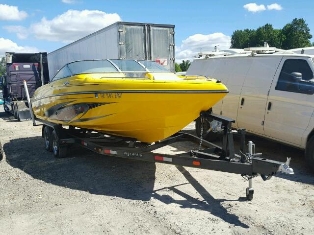 SRV1E065J405 - 2005 BOAT W/TRAILER YELLOW photo 1