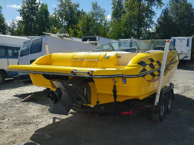 SRV1E065J405 - 2005 BOAT W/TRAILER YELLOW photo 4