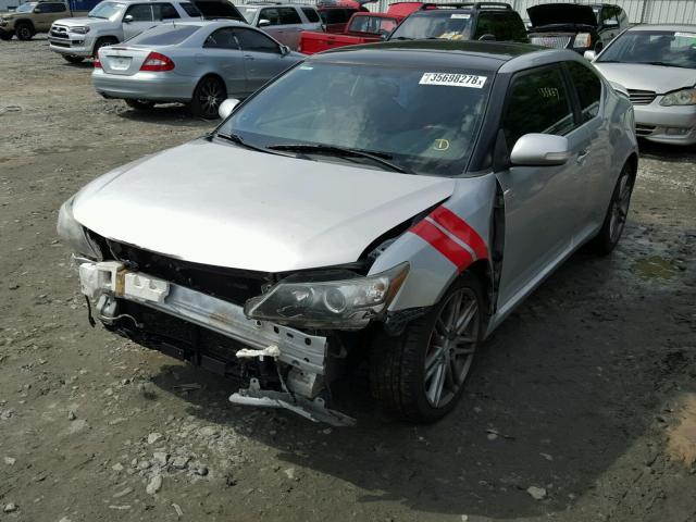 JTKJF5C73C3033885 - 2012 TOYOTA SCION TC ვერცხლისფერი ფოტო 2