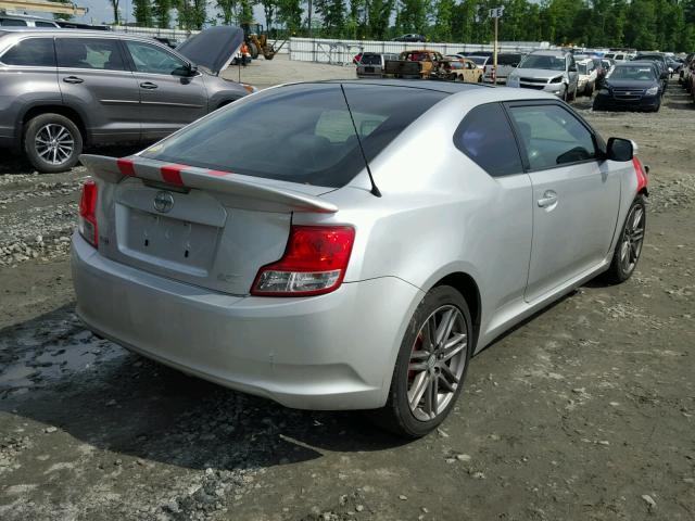 JTKJF5C73C3033885 - 2012 TOYOTA SCION TC ვერცხლისფერი ფოტო 4