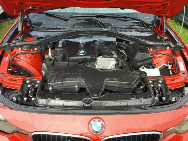 WBA3B1G57ENS77895 - 2014 BMW 320 I RED photo 7