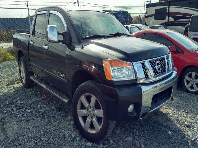 1N6BA07D48N331352 - 2008 NISSAN TITAN XE BLACK photo 1