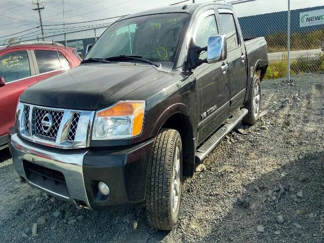 1N6BA07D48N331352 - 2008 NISSAN TITAN XE BLACK photo 2