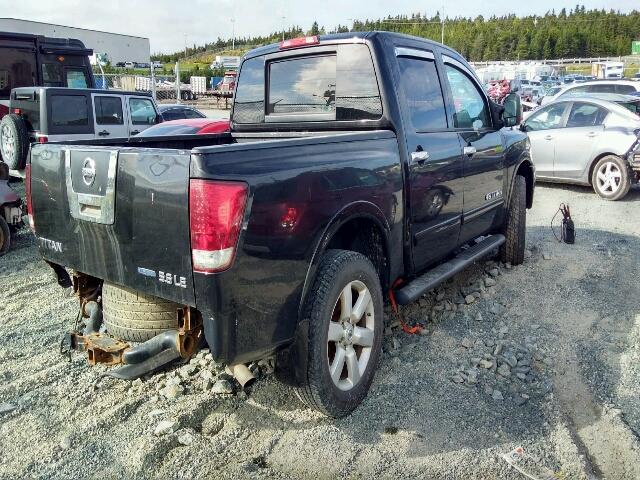 1N6BA07D48N331352 - 2008 NISSAN TITAN XE BLACK photo 4