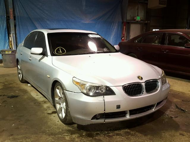 WBANB33564B113077 - 2004 BMW 545 I SILVER photo 1