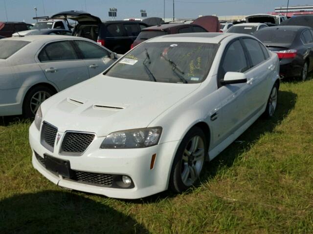 6G2ER57719L225459 - 2009 PONTIAC G8 WHITE photo 2