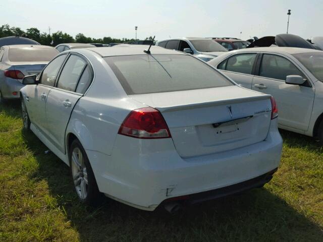 6G2ER57719L225459 - 2009 PONTIAC G8 WHITE photo 3