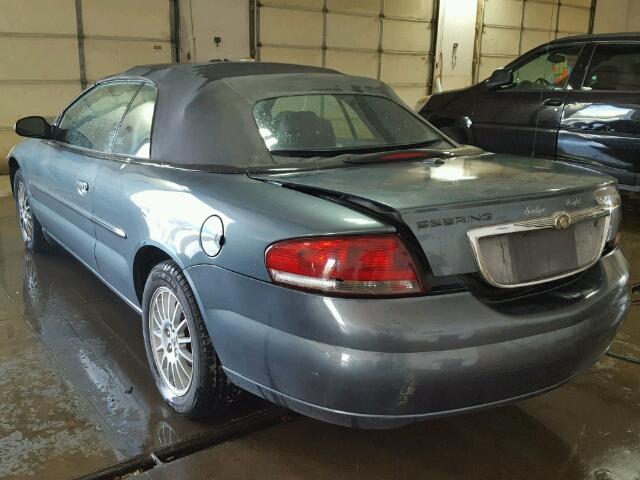 1C3EL55R26N216160 - 2006 CHRYSLER SEBRING TO BLUE photo 3