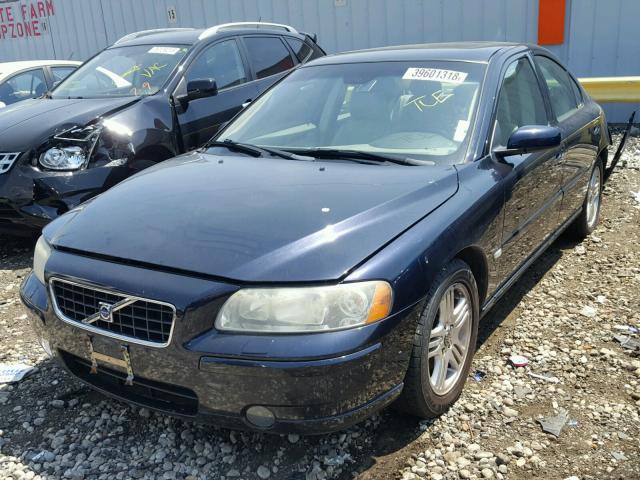 YV1RS592262530142 - 2006 VOLVO S60 2.5T BLUE photo 2