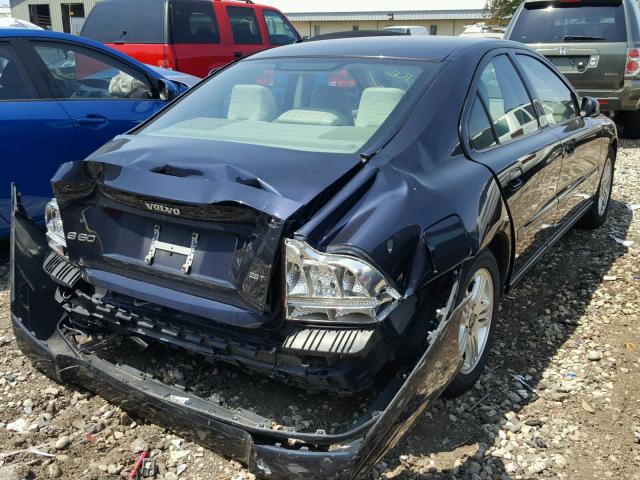 YV1RS592262530142 - 2006 VOLVO S60 2.5T BLUE photo 4